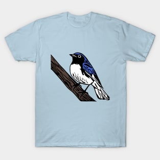 Black-Throated Blue Warbler T-Shirt